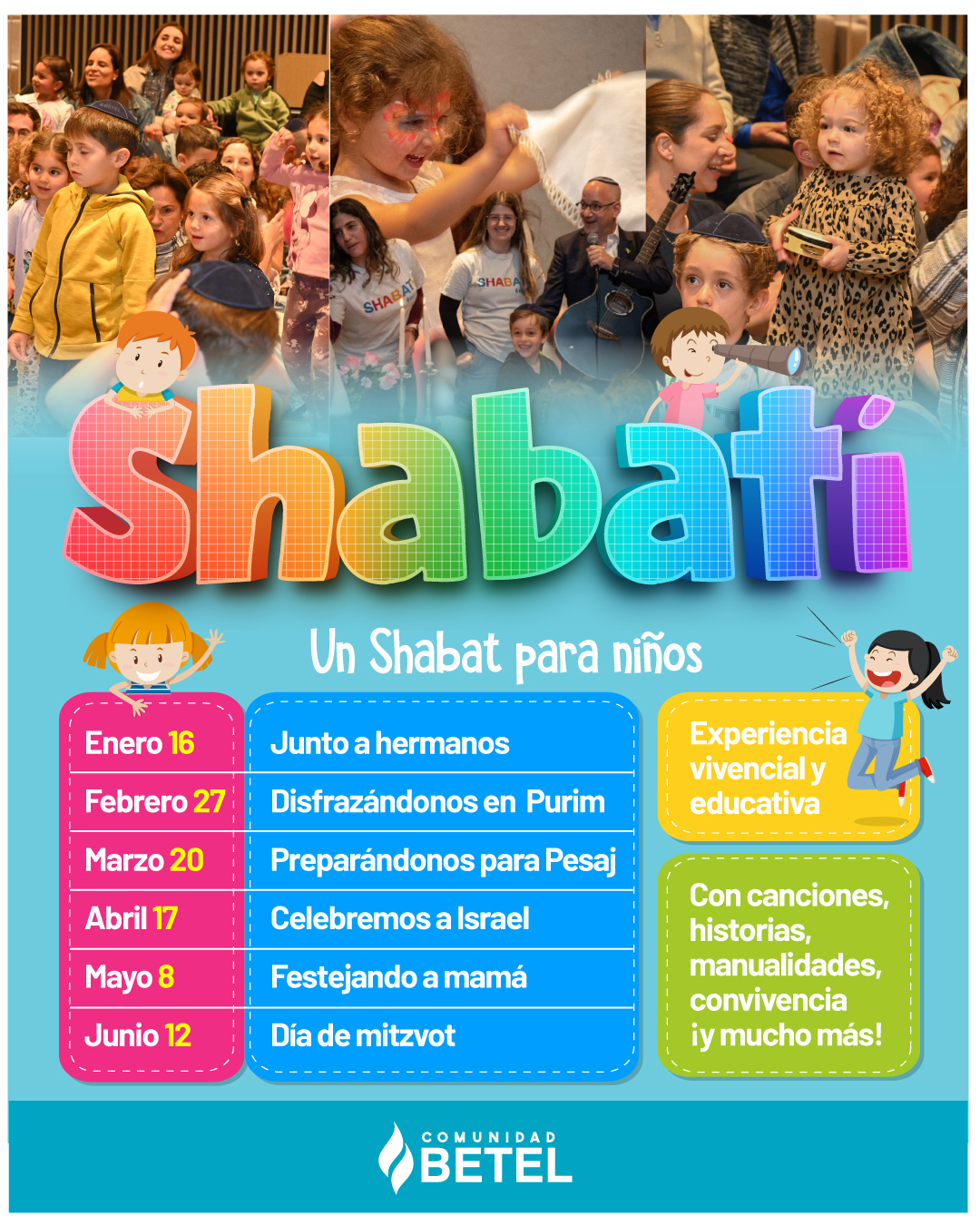 Cartelera Shabatí 27 feb